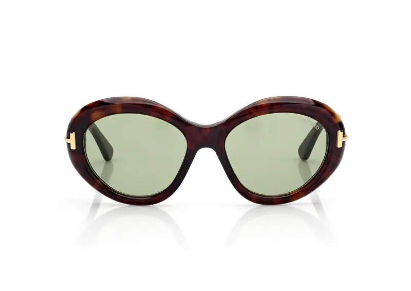ICON OVAL SUNGLASSES DARK HAVANA online